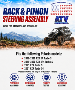 ATV Parts Connection - Steering Rack and Pinion for Polaris 1824863 RZR XP Turbo S S4 - Image 3