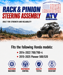 ATV Parts Connection - Steering Rack and Pinion for Honda Pioneer 520 & 700 - Image 4