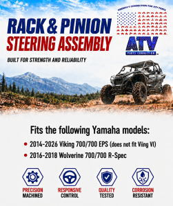 ATV Parts Connection - Steering Rack and Pinion for Yamaha 1XD-F3400-01-00 Viking & Wolverine - Image 4