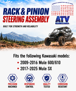 ATV Parts Connection - Steering Rack and Pinion for Kawasaki 39191-0017 Mule 600 610 SX - Image 4