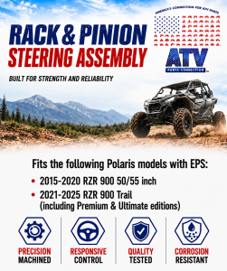 ATV Parts Connection - Steering Rack and Pinion for Polaris 1824259 RZR 900 - Image 4