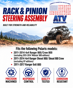 ATV Parts Connection - Steering Rack and Pinion for Polaris 1823795 Ranger 800 900 - Image 4