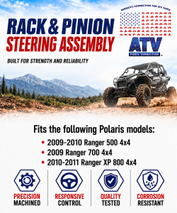 ATV Parts Connection - Steering Rack and Pinion for Polaris 1823338 Ranger 500 700 800 - Image 4