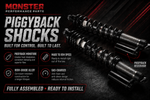 MONSTER AXLES - Monster Front Shocks for Honda Pioneer 1000-5 51400-HL4-AG1ZA - Image 7