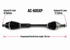 MONSTER AXLES - Monster XP Series Rear CV Axle for Arctic Cat 2502-763 Wildcat XX 2018-2022 - Image 5