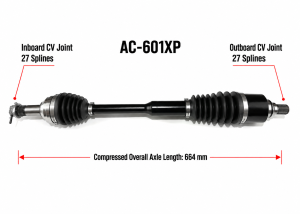 Monster Axles - Monster Rear CV Axle for Arctic Cat 2502-356 2502-189 Prowler & HDX - Image 5