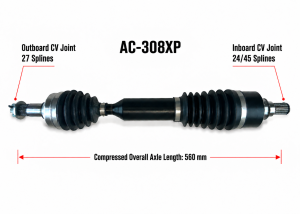 Monster Axles - Monster Front CV Axles for Arctic Cat Wildcat Trail 700 2014-2020 - Image 5