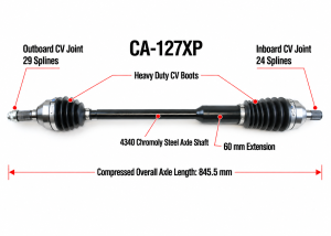 MONSTER AXLES - Front CV Drive Axles for Can-Am 72" 705402048 Monster XP Series - Image 5