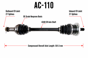 ATV Parts Connection - Front Left CV Axle for Arctic Cat 1502-539 - Image 4