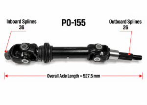 ATV Parts Connection - Rear   Axles & Brgs for Polaris 1380110 - Image 3