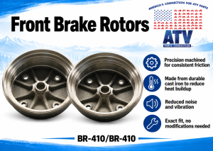 ATV Parts Connection - Front Brake Drums for Kawasaki 41038-0034 Mule 3000 3010 4000 4010 Set of 2 - Image 2