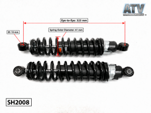 ATV Parts Connection - Front Shocks for Honda Foreman 400 4x4 1995-2003 - Image 1