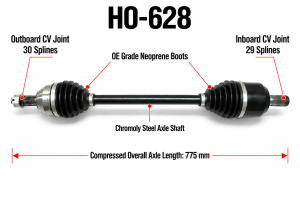 ATV Parts Connection - Front CV Axles for Honda 44250-HL6-AB1 Talon 1000R 2022 & 1000RS 2023-2024 - Image 4