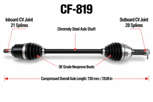 ATV Parts Connection - Front CV Axle for CFMOTO U10 PRO & XL PRO 2025-2026 5HYV-270300-6000 - Image 6