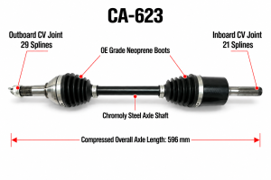 ATV Parts Connection - Front CV Axles for Can-Am Maverick Trail 700 2022-2026 - Image 4