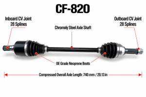 ATV Parts Connection - Quality Tested, Heat-Treated, 4140 Chromoly Steel, Exact Fit, ATVPC - Image 6