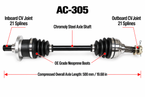 ATV Parts Connection - Front CV Axles & Brg Kits for Arctic Cat 1502-528 - Image 4