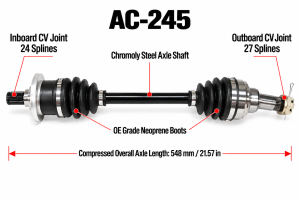 ATV Parts Connection - Front CV Axles & Bearings for Arctic Cat TRV 400 2013-2014 - Image 4