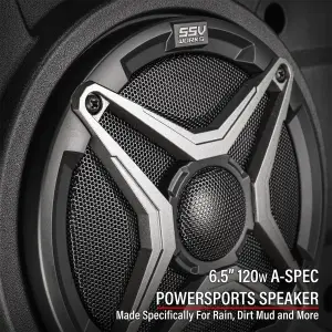SSV Works - 2024-2026 Polaris RZR XP 1000 2-Speaker Overhead Soundbar w/MRB3S Bluetooth Radio and Built-in Dome Light - Image 5