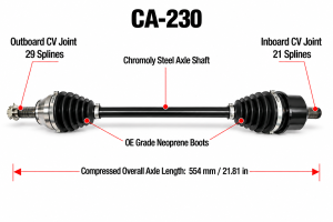 ATV Parts Connection - Front Right CV Axle & Brg for Can-Am Maverick Trail 800 1000 2018-2026 - Image 5