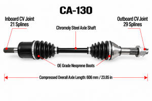 ATV Parts Connection - Front CV Axles & Brgs for Can-Am Maverick Trail 800 1000 2018-2026 - Image 7