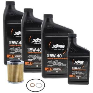 Can-Am Complete Oil Change Kit 779256 | XPS 4T 5W-40 Synthetic Blend | Rotax 450 cc or less