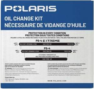 Polaris Oil Change Kit 2830556 Ranger XP 1000 PS-4 5W-50 Full Synthetic - Image 5