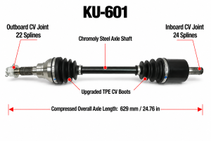 ATV Parts Connection - Rear CV Axle for Kubota K7621-12310 K7591-12310 RTV-X X900 X1100 X1120 + - Image 4