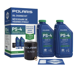 Polaris Complete Oil Change Kit 2202166 | PS-4 5W-50 Full Synthetic | Ranger RZR Sportsman & ACE - Image 1