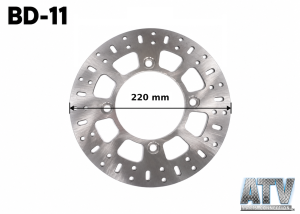 ATV Parts Connection - Front Brake Rotors for Yamaha 1HP-F582T-00-00 Set of 2 - Image 3