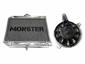 Monster Performance Radiator & Fan Set for Suzuki King Quad 450 500 700 750