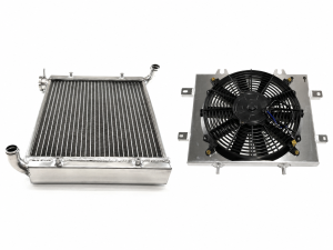 MONSTER AXLES - Monster Performance Radiator and Fan Set for Polaris 1240404 2415279 - Image 1